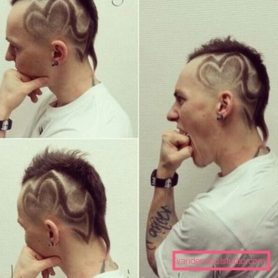 Kreativní navíc účes Mohawk
