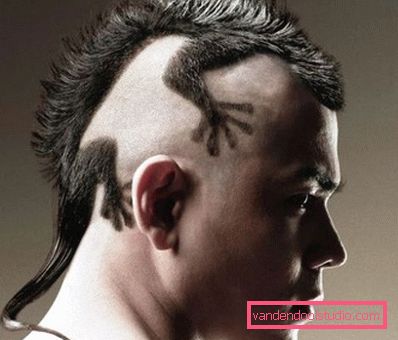 Kreativní navíc účes Mohawk