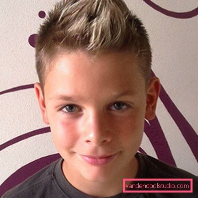 Mohawk účes pro chlapce