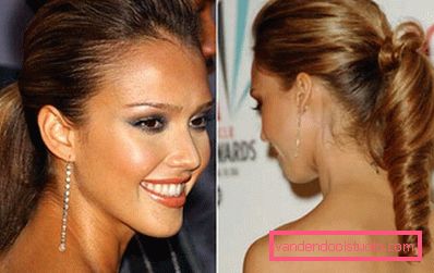 Jessica Alba s kaskádovým ořezem Jessica Alba s kaskádovým ořezem