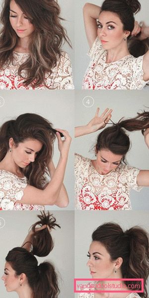 Krásné účesy krok za krokem - fotografie