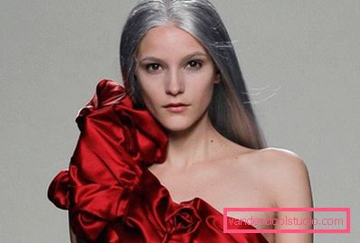 šedovlasý model šedovlasý model