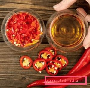Maska chilli Populární medové masky