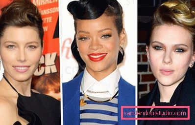 Jessica Bill, Rihanna a Scarlett Johansonová Jessica Bill, Rihanna a Scarlett Johansonová