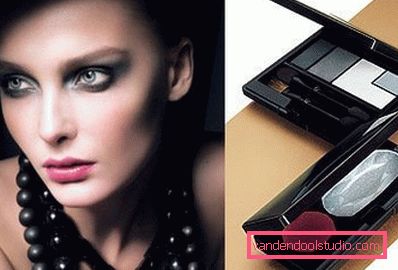 model s večerní make-up model s večerní make-up