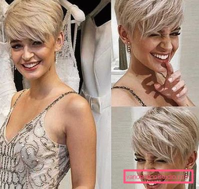 Haircut Pixie pro krátké vlasy 2018 - 2019 - fotografie ze všech stran