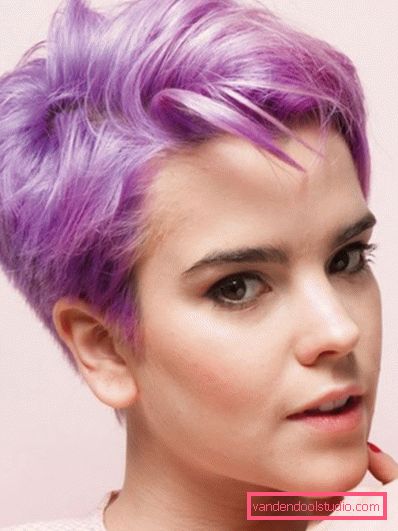 Haircut Pixie pro krátké vlasy 2018 - 2019 - fotografie ze všech stran