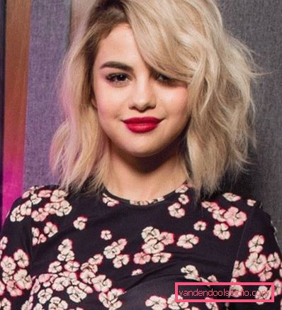Účesy a účesy Selena Gomez - nejživější obrázky