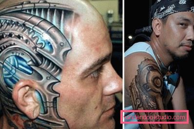 Cyberpunk tetování pro kluky Cyberpunk tetování pro kluky