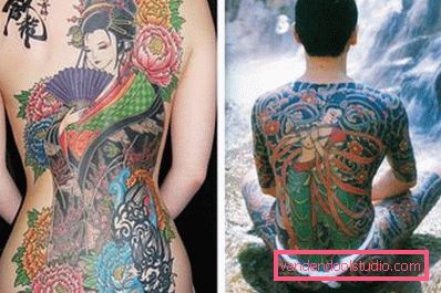 Japonský styl podložky na těle dívky a chlap Japonský styl podložky na těle dívky a chlap