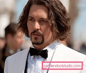 Všechny účesy a účesy Johnny Depp